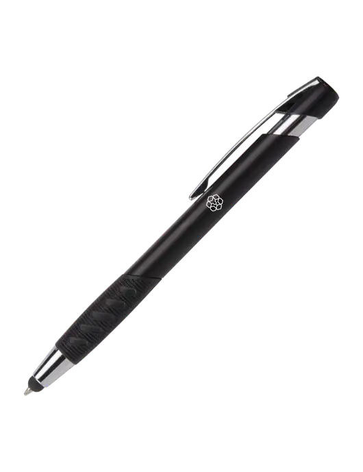 Alize Black Stylus Black Ink Pen w/Icon Logo