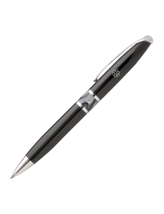Illusion Black Pen - Black Ink w/Icon Logo