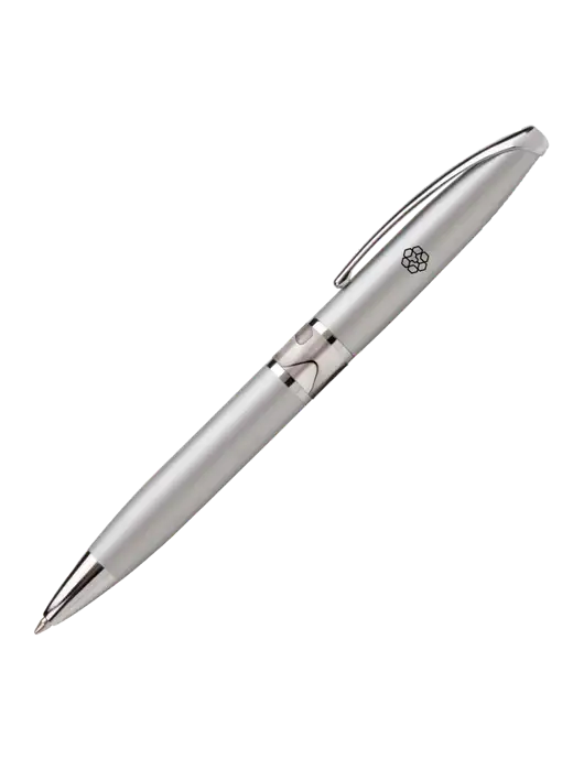 Illusion Silver Pen - Black Ink w/Icon Logo