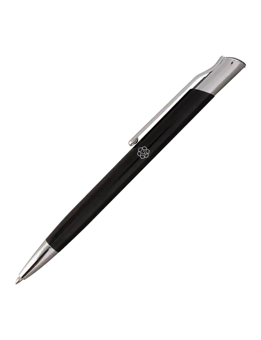 San Malo Black Pen - Black Ink w/Icon Logo