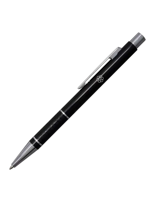 St George Black Pen - Blue Ink w/Icon Logo