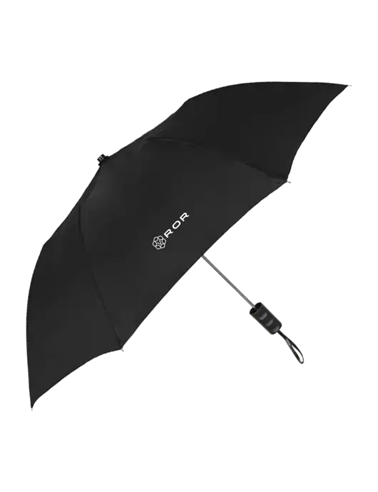 Black 42" Folding Umbrella  w/ROR Logo