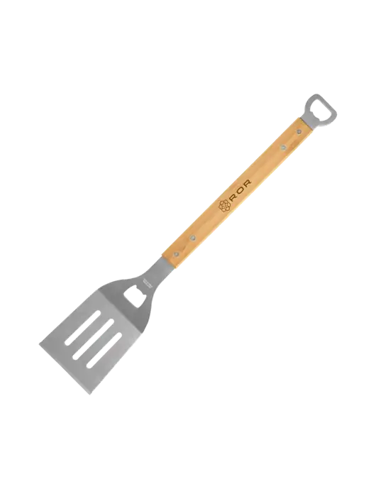 Bamboo BBQ Spatula w/ROR Logo Engraved