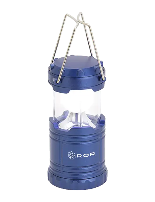 Blue Mini Retro Lantern w/ROR Logo