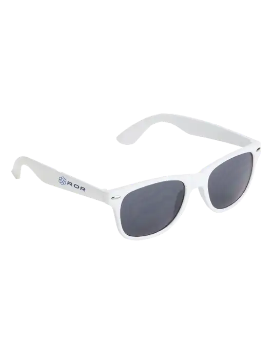 Daytona White Sunglasses w/ROR Logo
