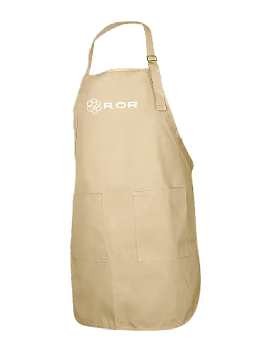 Full-Length Stone Apron With Pockets w/ROR Logo