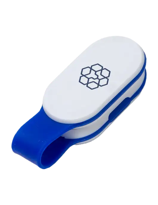 Magna Clip Blue Personal Safety Light w/Icon Logo