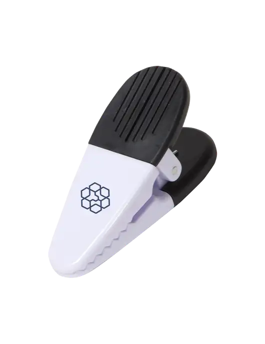 Magnetic White Power Clip w/Icon Logo