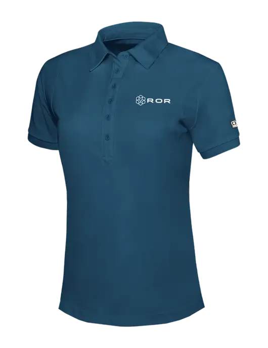 OGIO Womens Light Navy Jewel Polo w/ROR Logo