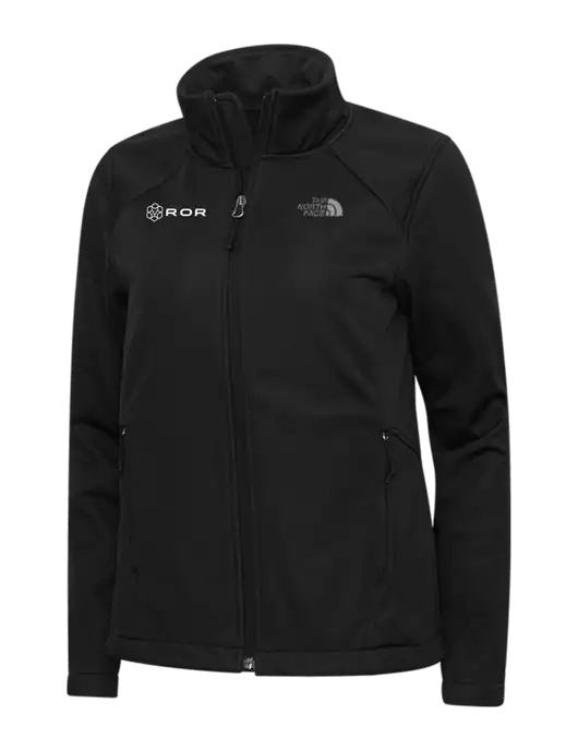 North Face Womens Black Ridgewall Soft Shell Jacket w/ROR Logo