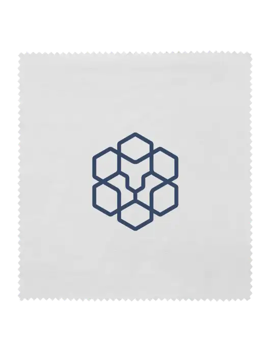 Microfiber Cleaning Cloth, 6 x 6 w/Icon Logo