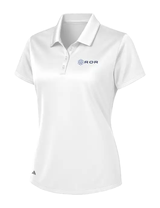 Adidas White Womens Basic Sport Polo w/ROR Logo