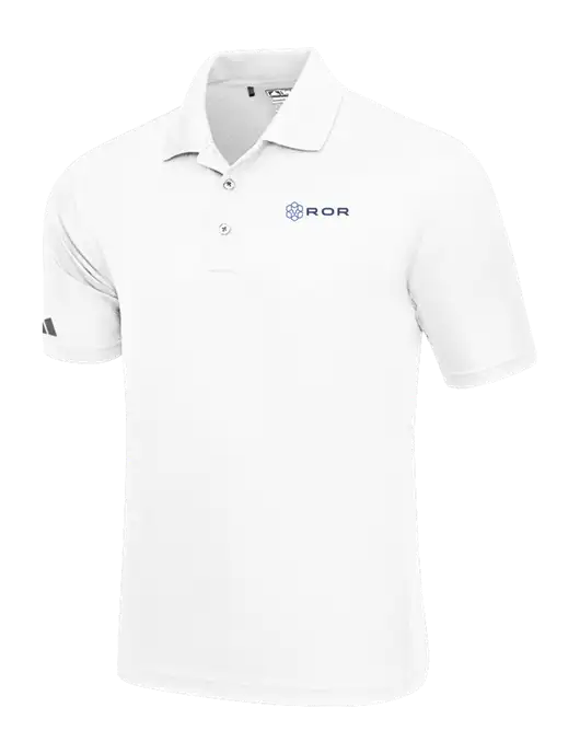 Adidas White Basic Sport Polo w/ROR Logo