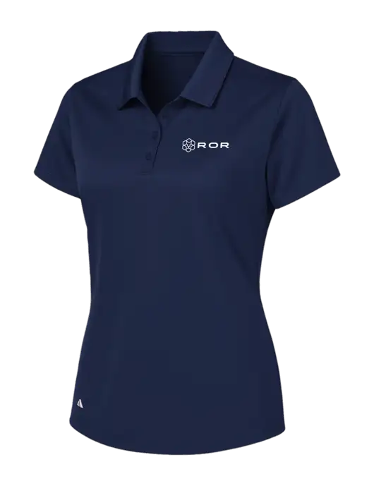 Adidas Navy Womens Basic Sport Polo w/ROR Logo
