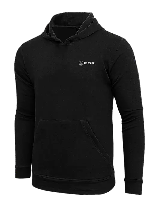 Adidas Black Fleece Hooded Sweatshirt w/ROR Logo