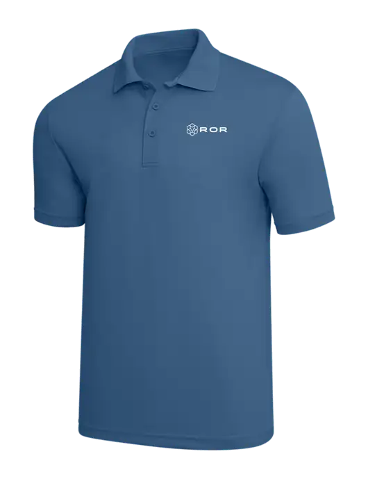 Slate Blue PosiCharge RacerMesh Polo w/ROR Logo