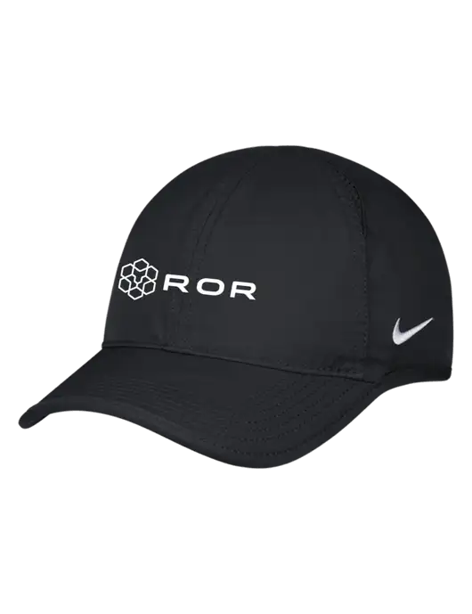 Nike Black Featherlight Cap w/ROR Logo