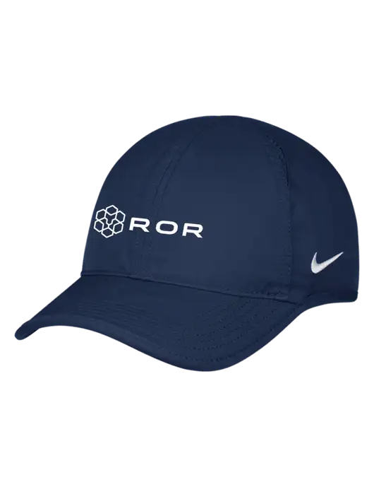 Nike Navy Featherlight Cap w/ROR Logo