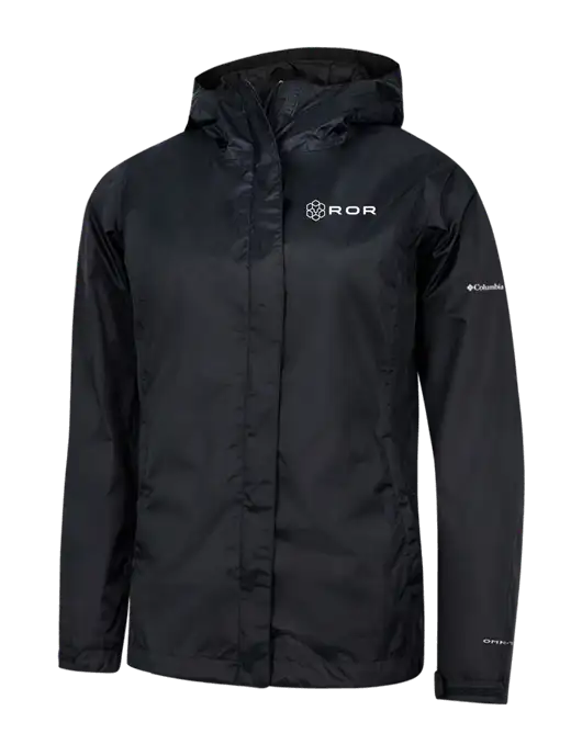 Columbia Black Womens Arcadia II Jacket w/ROR Logo