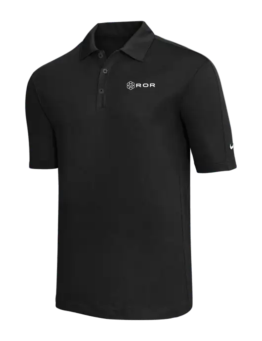 Nike Black Tech Sport Dri-FIT Polo w/ROR Logo