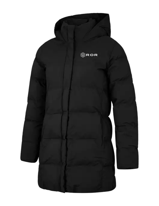 Mercer+Mettle Womens Deep Black Puffy Parka  w/ROR Logo