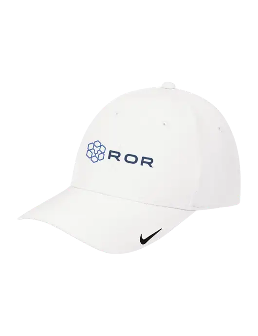Nike White Dri-FIT Legacy Cap w/ROR Logo
