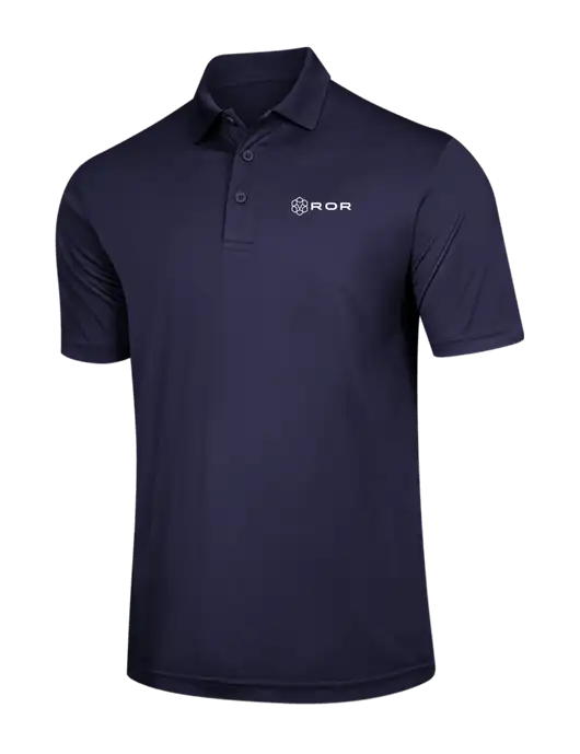 Navy PosiCharge Competitor Polo w/ROR Logo