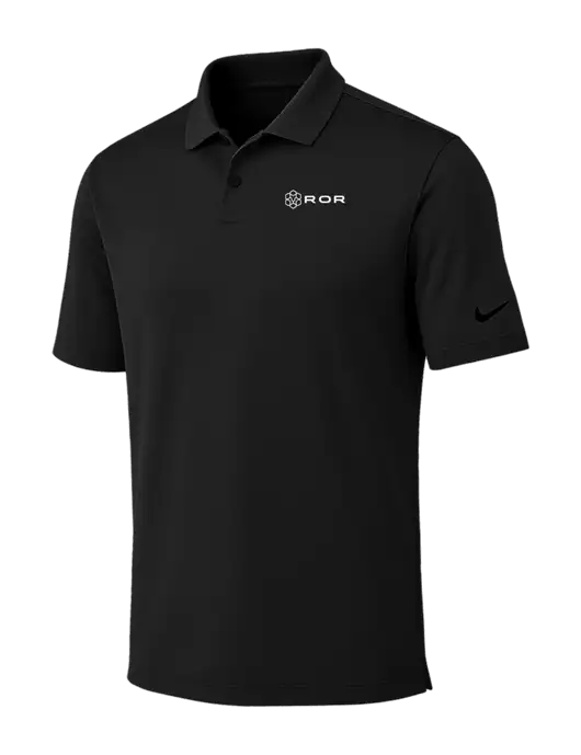 Nike Black Dri-FIT Vapor Polo w/ROR Logo