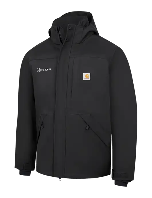 Carhartt Black Storm Defender Shoreline Jacket w/ROR Logo