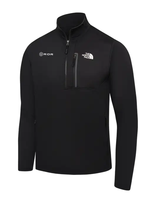 The North Face Black Skyline 1/2-Zip Fleece w/ROR Logo