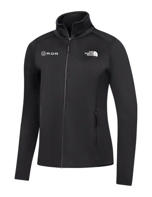 The North Face Womens Black Skyline Full-Zip Fleece Jacket w/ROR Logo