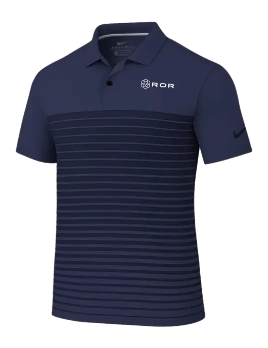 Nike Navy Dri-FIT Vapor Block Polo w/ROR Logo