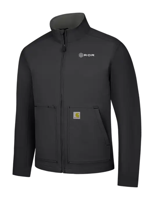 Carhartt Black Super Dux Soft Shell Jacket w/ROR Logo
