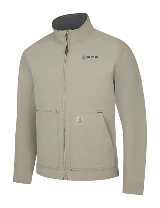 Carhartt Light  Grey Super Dux Soft Shell Jacket w/ROR Logo