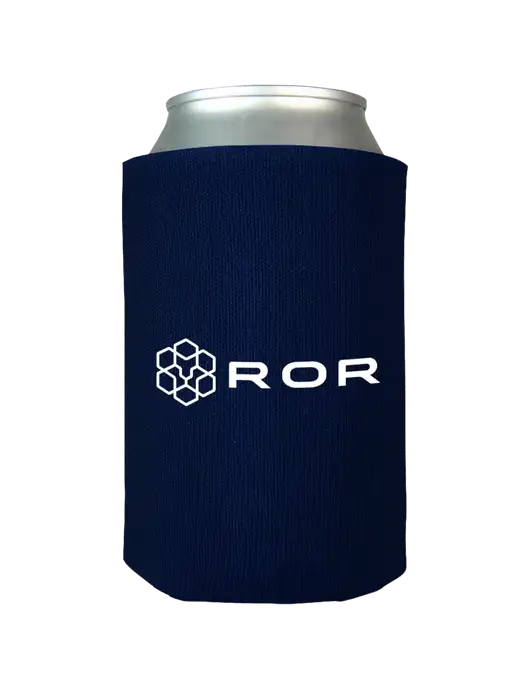 Dark Navy Foam Coolie w/ROR Logo
