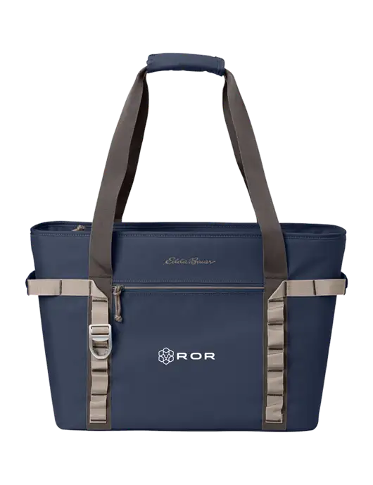 Eddie Bauer Navy Max Cool Tote Cooler  w/ROR Logo