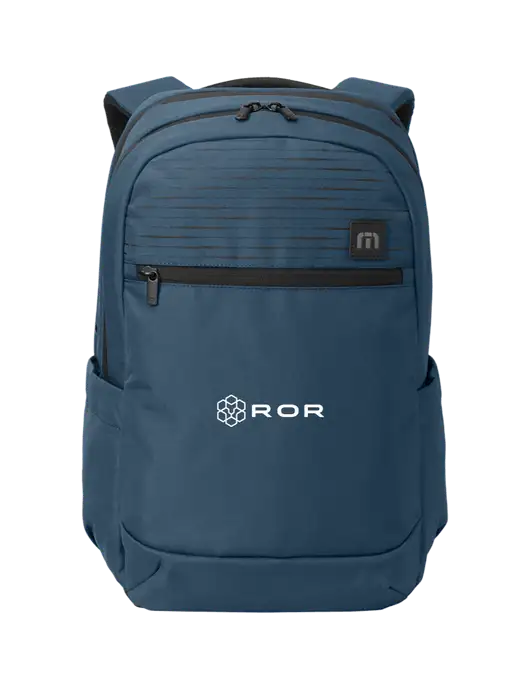 TravisMathew Light Navy Approach Backpack w/ROR Logo