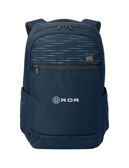 TravisMathew Navy Approach Backpack w/ROR Logo