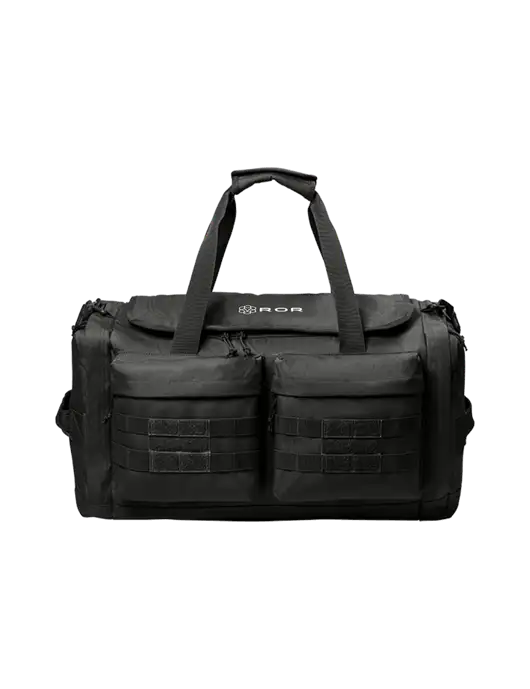 CornerStone Black Tactical Duffel w/ROR Logo