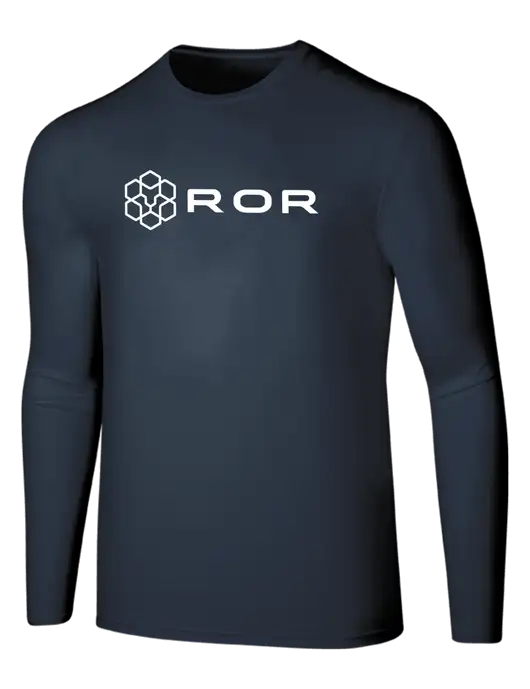 Seriously Soft Navy Long Sleeve T-Shirt w/ROR Logo