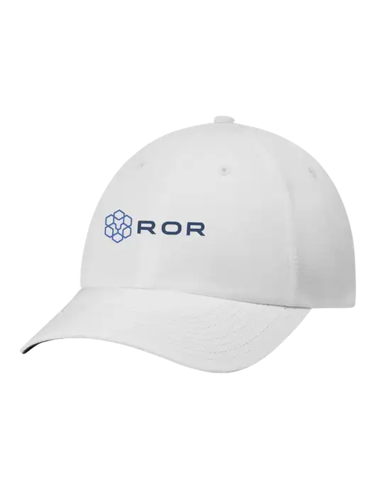 Richardson Relaxed Performance Lite White Cap w/ROR Logo