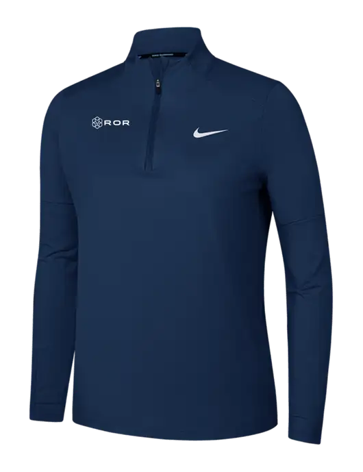 Nike Dark Navy Womens Dri-FIT Element 1/2-Zip Pullover w/ROR Logo