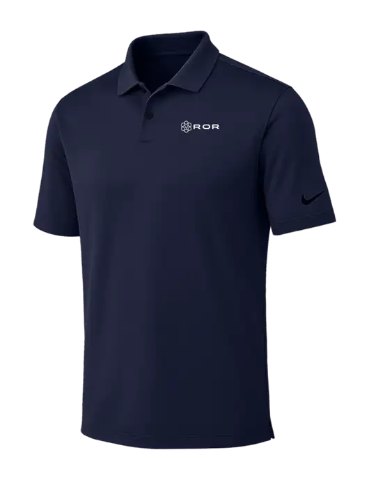 Nike Dark Navy Dri-FIT Vapor Polo w/ROR Logo