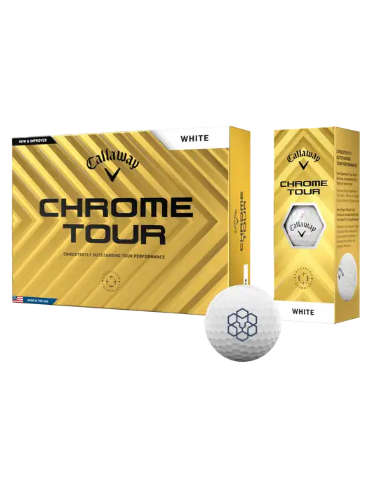 Callaway Chrome Tour Golf Balls 12/pkg w/Icon Logo