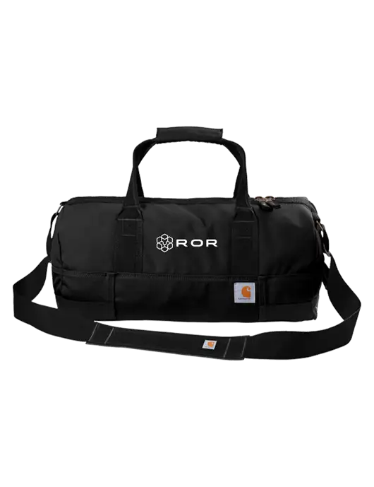 Carhartt Black Foundry Series 20” Duffel w/ROR Logo