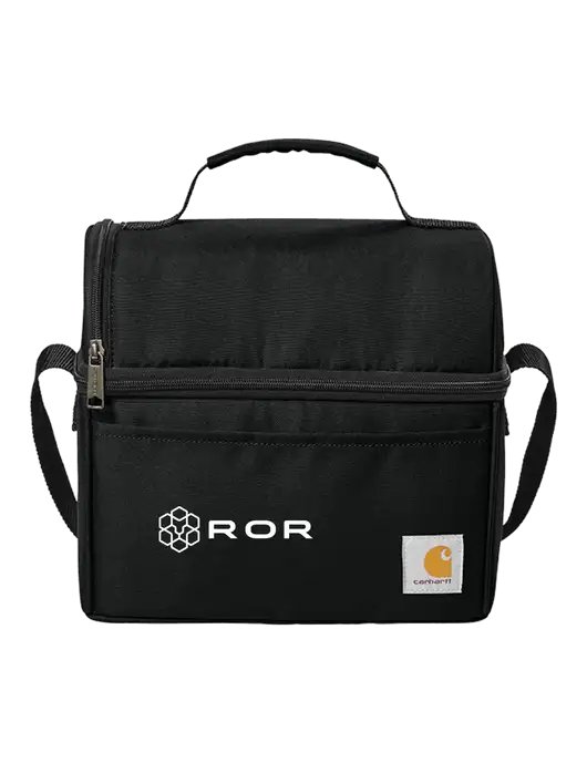 Carhartt Black Lunch 6-Can Cooler w/ROR Logo