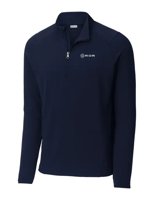 Sport-Wick Flex Fleece Dark Navy 1/4-Zip w/ROR Logo