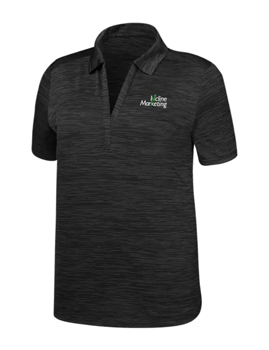 Callaway Womens Black Broken Stripe w/Incline Marketing Logo