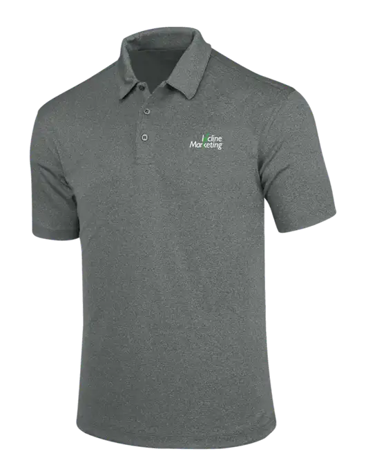 Charcoal Trace Heather Polo w/Incline Marketing Logo