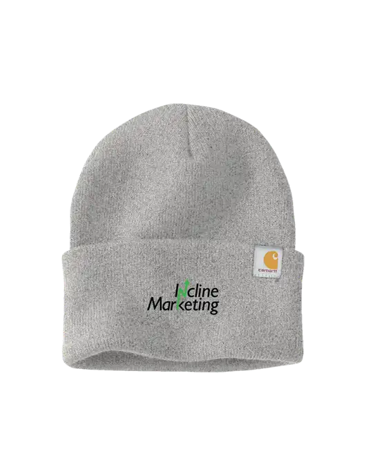 Carhartt Light Grey Heather Watch Cap 2.0 w/Incline Marketing Logo